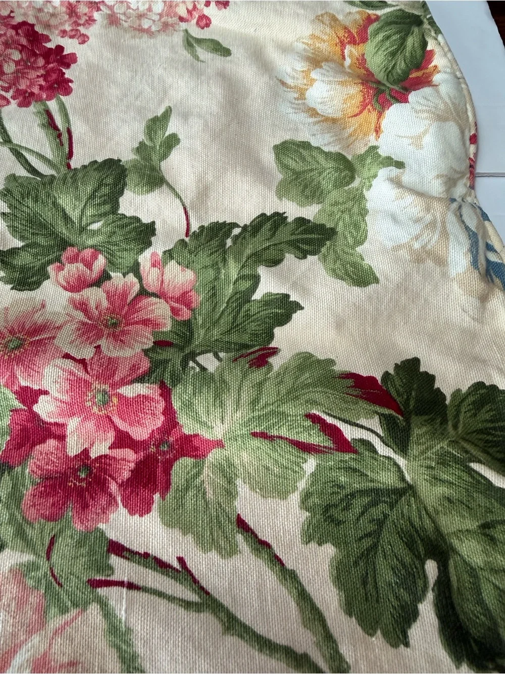 (2) Vintage Floral Pillow Covers Ralph Lauren Inspired 18” x 18” - COVER ONLY